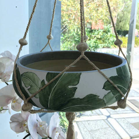 Jute Plant Pot Hanger Natural