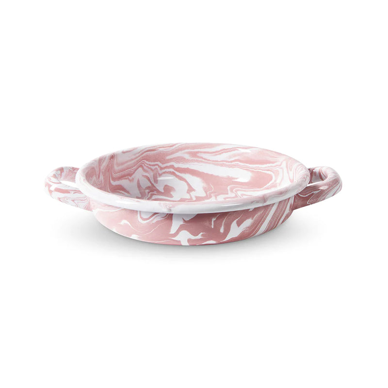 Kip & Co Enamel Cooking Pan Pink Marble