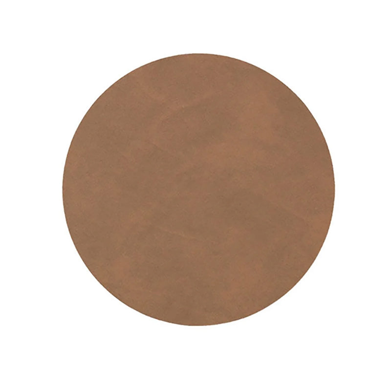 Round Leather Placemat Melbourne