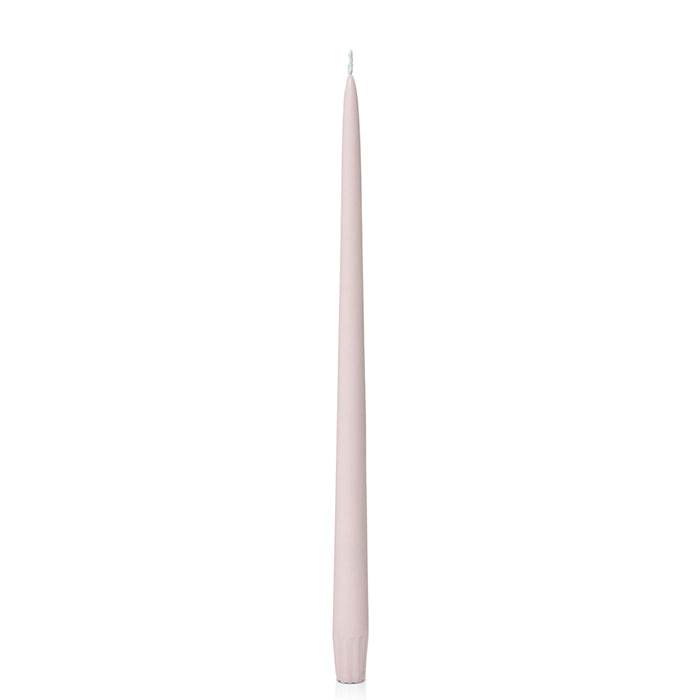 Moreton Eco Taper Candle (Pack of 4) Antique Pink 35cm