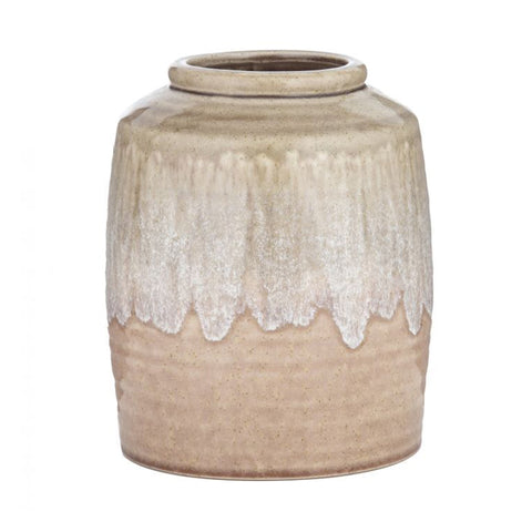 Omagh Vase in Mustard/Grey/Terracotta by Amalfi
