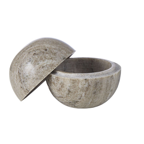 Safene Marble Trinket Bowl Brown