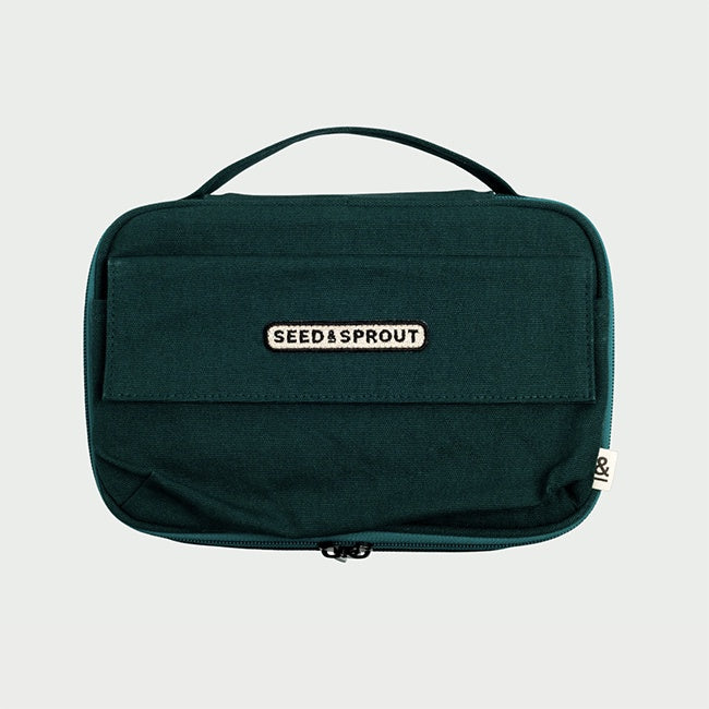 Insulated Mini CrunchCase™ Lunch Bag in Forest by Seed & Sprout