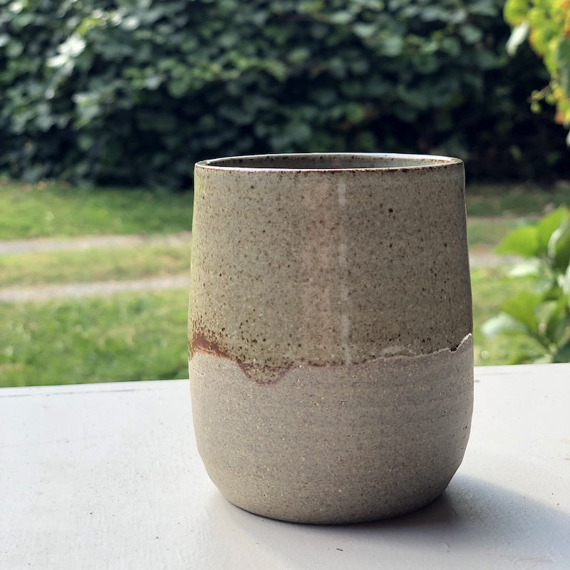 Shelley Panton Hand-Thrown Pottery Cup  Oatmeal