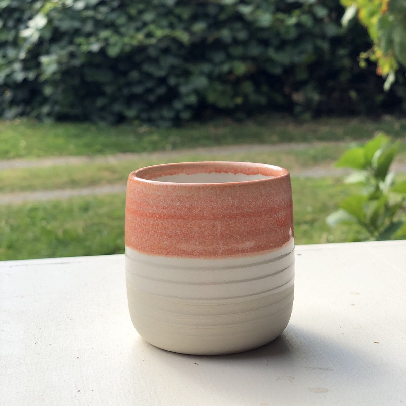 Shelley Panton Hand-Thrown Pottery Espresso Cup Mandarin