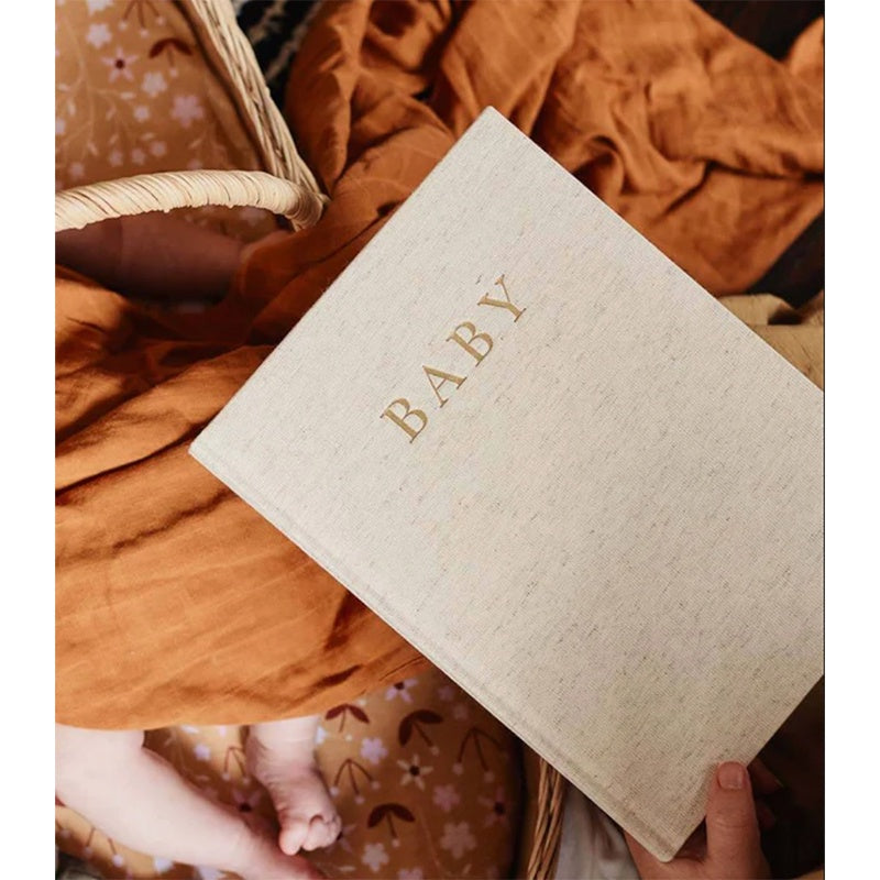 Baby Write Write To Me Baby Journal - Birth To Five Years- Oatmeal - The Panton Store